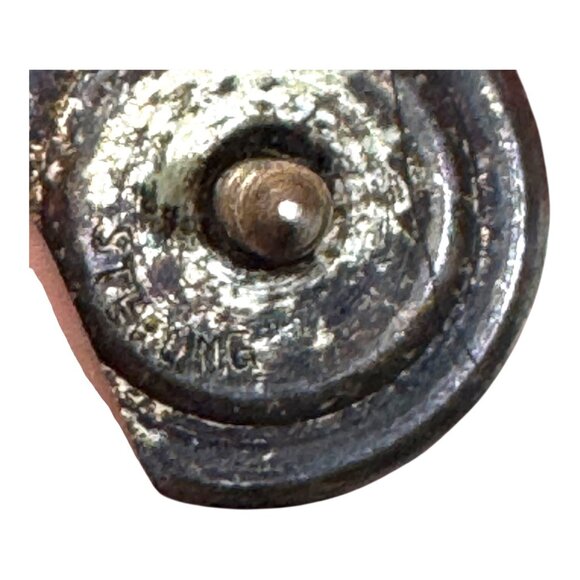 Vintage Masonic Compass 14k Gold Antique Decorative Button Pin Mason 0.96g - Picture 8 of 8